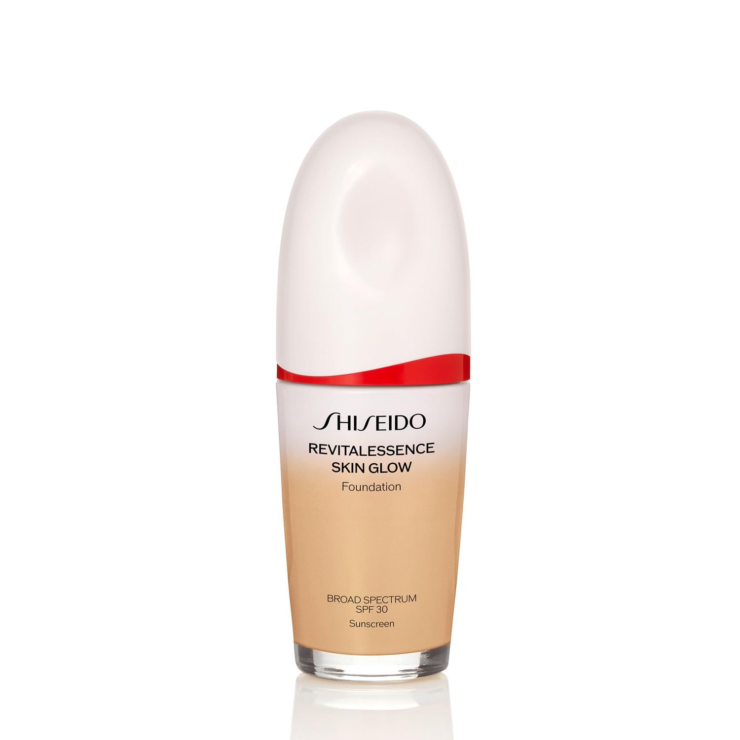 Shiseido RevitalEssence Skin Glow Foundation SPF 30, 320 Pine - Buildable, Medium Coverage - 24-HR Hydration &amp; 12-HR Wear - Transfer, Crease &amp; Fade Resistant - Non-Comedogenic - All Skin Types