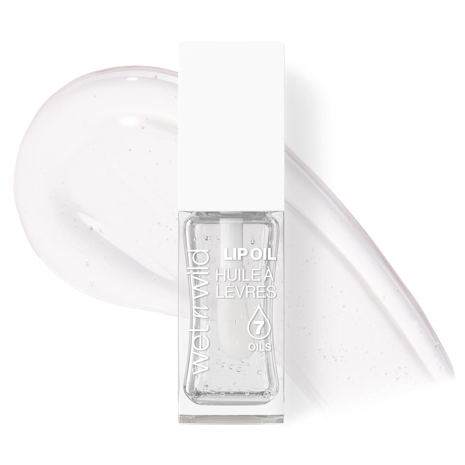 wet n wild Lip Oil - Lightweight, Non-Sticky, Hydrating &amp; Nourishing Formula with 7 Conditioning Oils, Vegan &amp; Cruelty-Free - Crystal Ball
