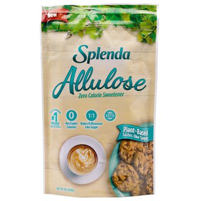 SPLENDA Allulose Plant Based Zero Calorie Sweetener For Baking &amp; Beverages, 3 Pound Resealable Pouch