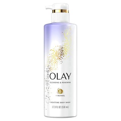 Olay Cleansing &amp; Renewing Nighttime Body Wash, 17.9 Fluid Ounce (Pack of 3)