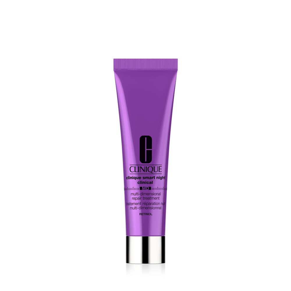 Clinique Smart Night Clinical MD Multi-Dimensional Repair Treatment Retinol | Anti-Aging Hydrating, 1 Fl Oz