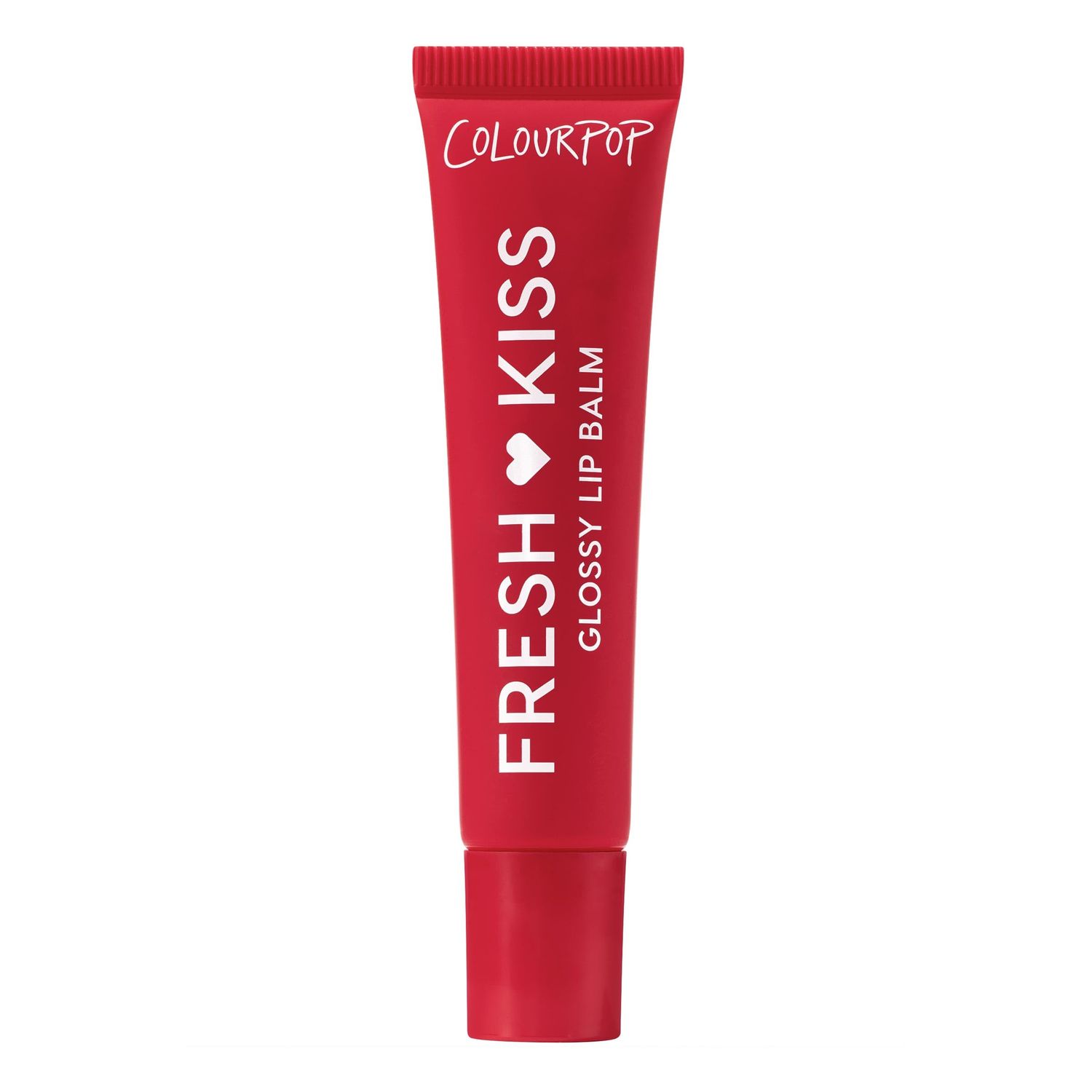 ColourPop Fresh Kiss Glossy Lip Balm - Hydrating Lip Care Enriched with Peptides, Hyaluronic Acid, Shea Butter &amp; Vitamin E for an Ultra-Cushiony Formula - Cherry Glaze (0.49 oz)