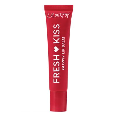 ColourPop Fresh Kiss Glossy Lip Balm - Hydrating Lip Care Enriched with Peptides, Hyaluronic Acid, Shea Butter &amp; Vitamin E for an Ultra-Cushiony Formula - Cherry Glaze (0.49 oz)