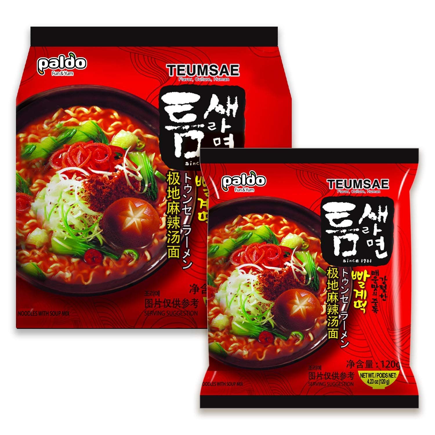 Paldo Fun &amp; Yum TeumSae Ramen 5 Pack