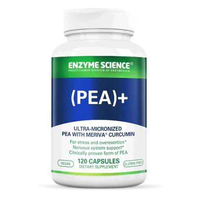Enzyme Science Pea Turmeric Curcumin Supplement for Physiological Support Helps Support Nervous, Immune, &amp; Muscular Systems - 120 Capsules