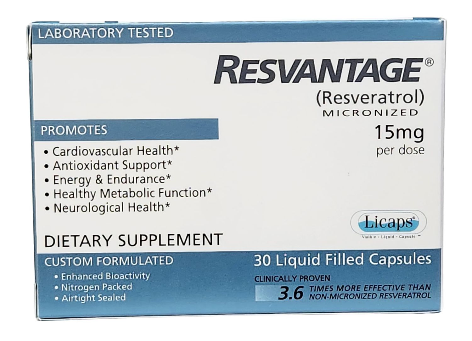 Resvantage for Humans (30 Liquid Capsules)