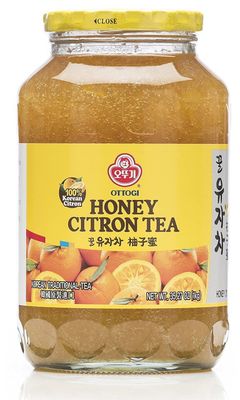 OTTOGI Honey Citron Tea 35oz, Delicious Natural Soothing Korean Tea, No Trans fat, Cholesterol Caffeine Free