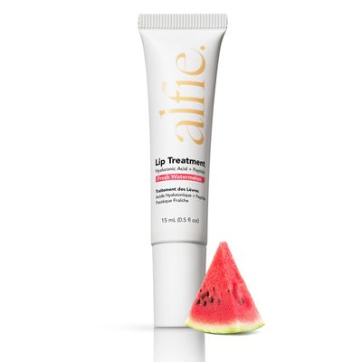 Alfie Hyaluronic Acid Lip Booster -Watermelon Flavor -15ml/0.5 Fl. Oz -Peptide Lip Treatment -Lip Plumper &amp; Filler -Lip Serum &amp; Moisturizer -Lip Volume Hydrating Treatment -Vegan Friendly, Non-Toxic