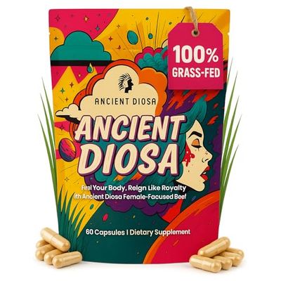ANCIENT DIOSA-Grass Fed Beef Liver Capsules - Female-Optimized Natural Beef Organ Supplement - Promotes Cognitive Function, Immunity, Energy Production, Feminine Balance, Whole Body Wellness-60Capsule