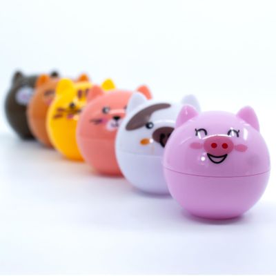 98 Glam Lux Bundle Cute Farm Animals Lip Balm Set of 6 Repairs &amp; Replenish Heals &amp; Protects Moisturizing Dry Cracked Lip Care Soothing &amp; Nourishing Kid Friendly Non-Toxic For Women, Girls, Teens