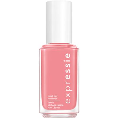 essie Expressie Nail Polish, Quick-Dry Rose Pink Nail Polish, Vegan, Second Hand, First Love, 0.33 fl oz