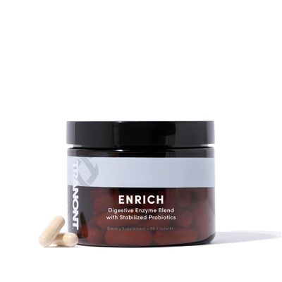 Tranont Enrich Digestive Enzymes &amp; Probiotic Blend | 90 Capsules | Optimal Gut Health, Digestion Support &amp; Nutrient Absorption-Sugar Free, Prebiotics &amp; Probiotics for Men &amp; Women, Unbloat Supplement