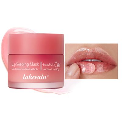 FYEBOO Sleeping Lip Mask, Long-Lasting Nourish &amp; Hydrate, Balm, Oil, Skin Care, Moisturizing Lines Night Sleep Anti-chapped Cream (03 Grapefruit)