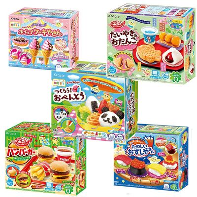 Assortment of 5 Kracie Popin Cookin &amp; Happy Kitchen kits 5 packs of Japanese DIY sweets Ninjapo Japan 230