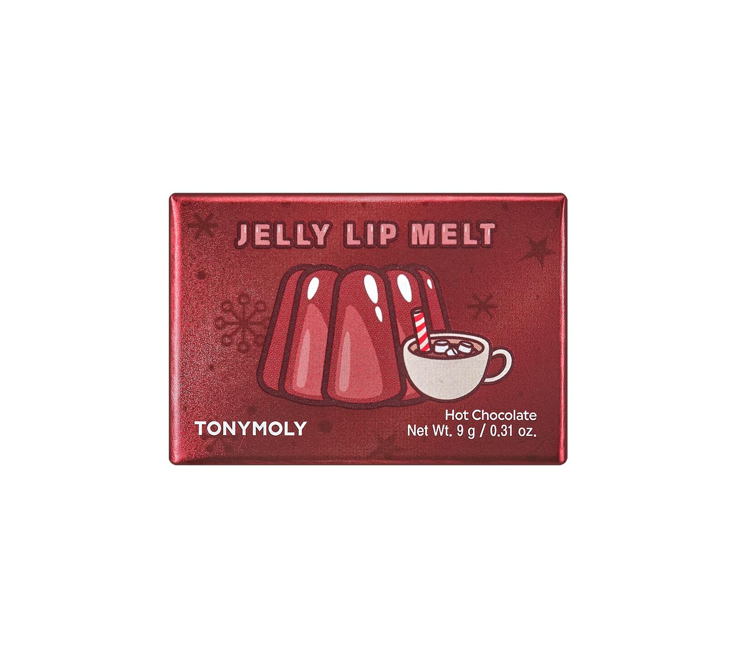 TONYMOLY Jelly Lip Melt, Moisturizing, Hydrating &amp; Nourishing Lip Balm Treatment, Hot Cocoa, 0.31 oz.