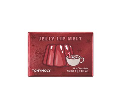 TONYMOLY Jelly Lip Melt, Moisturizing, Hydrating &amp; Nourishing Lip Balm Treatment, Hot Cocoa, 0.31 oz.