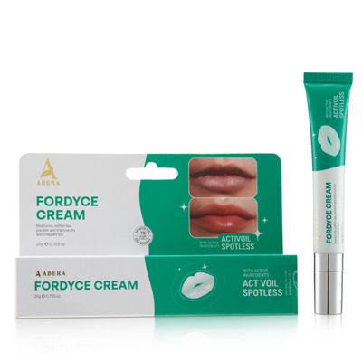 Abera Fordyce Cream - Advanced Formula with HPR (Next-Gen Retinoid), Fordyce Spots Solution, All-Day Softening &amp; Moisturizing, Help Improve Dry, Chapped and Dark Lips, For Sensitive Lips (0.7 Oz)