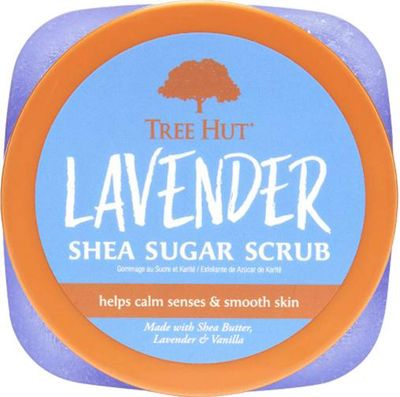 Tree Hut Lavender Shea Sugar Scrub 18 Oz! Formulated With Real Sugar, Certified Shea Butter And Lavender Oil! Exfoliating Body Scrub That Leaves Skin Feeling Soft & Smooth! (Lavender Scrub)