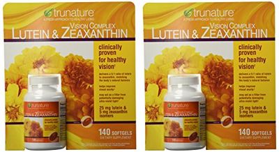 TruNature Vision Complex with Lutein &amp; Zeaxanthin - Great Value Pack of 2 (Total 280Ct Softgel Type) xvswa