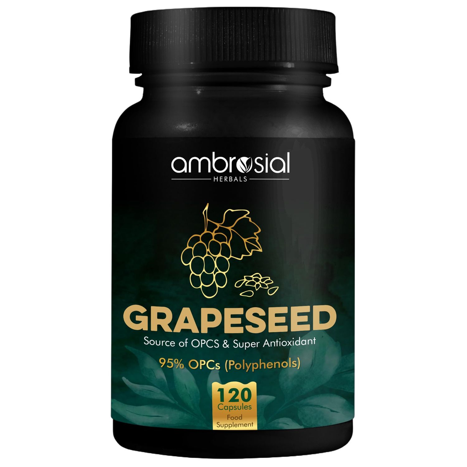 AMBROSIAL Grapeseed Capsules Pack of 1-120 Capsules