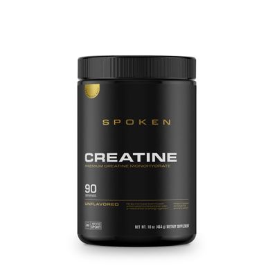 Spoken Creatine Monohydrate, Build Lean Muscle Mass and Improve Recovery, Unflavored 90 Servings