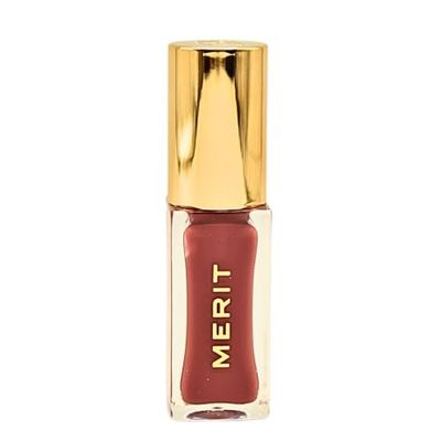 Merit Shade Slick Classics Tinted Lip Oil - Pink Beet (cool pink) 0.23 oz / 7 ml