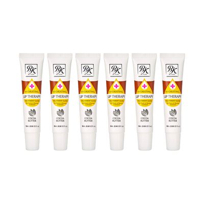 Ruby Kisses Hydrating Lip Therapy Treatment Gloss Cocoa Butter RLO03D1 (6 PACK)