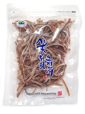 LENITH Squid Like a Flower Korean Dried and Sliced Squid Strips for Snack/Calamari Jerky-rip 8.11 oz Good for Beer and Soju Anju
