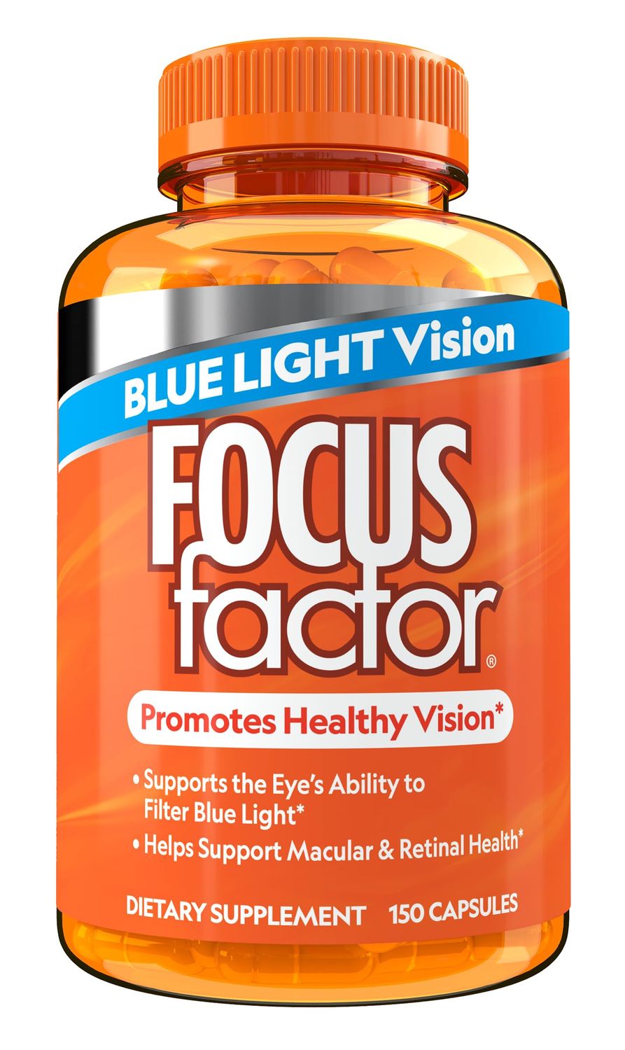 Focus Factor Blue Light Formula (150 Count) - Eye Vitamins with Blue Light Filtration Support - Lutein and Zeaxanthin Supplement with Vitamin C, Vitamin E, Lutemax 2020 - Promote Eye Health
