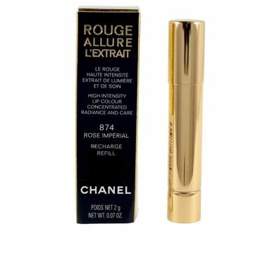 CHANEL Rouge Allure L&#39;Extrait High Intensity Lip Colour Concentrated Radiance and Care 874 Rose Imperial 0.07 oz Refill