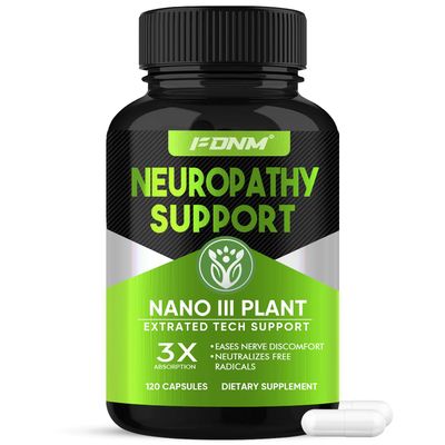 Nerve Savior for Neuropathy, 120 Capsules, Neuropathy Supplements for Fortify Nerves in Fingers, Hands, Toes, &amp; Feet, with 600 mg Alpha Lipoic Acid &amp; B Vitamins, Best Peripheral Relief Support