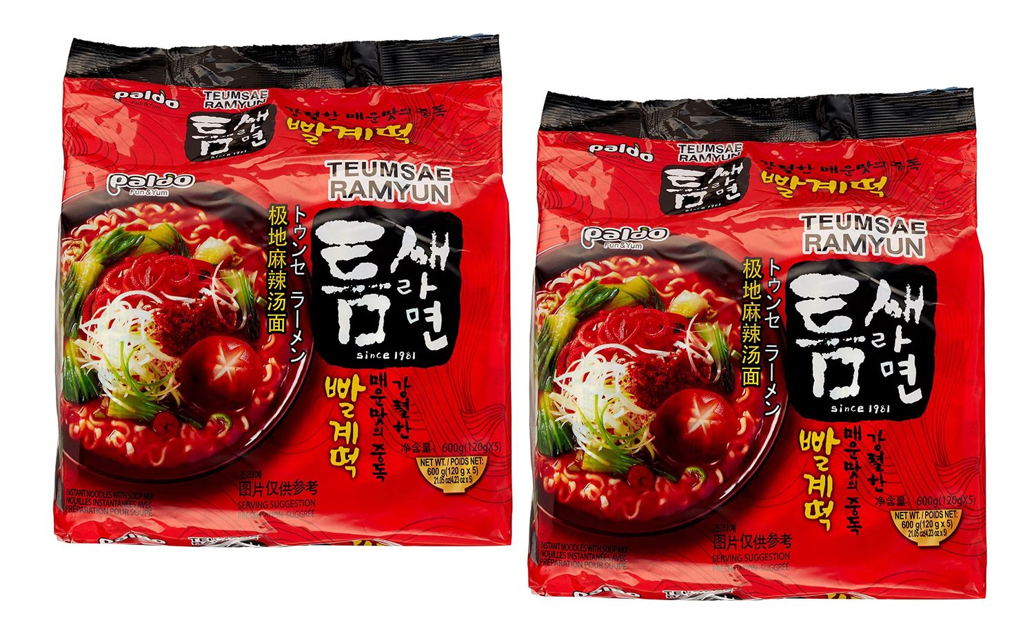 Teumsae Ramen() Bag- 4.23 Oz 10 Packs
