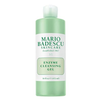 Mario Badescu Enzyme Cleansing Gel Face Wash, Oil-Free Facial Cleanser with Papaya Enzyme &amp; Grapefruit Extract, Exfoliating Skin Care for All Skin Types, Removes Excess Oil &amp; Impurities, 16 Fl Oz