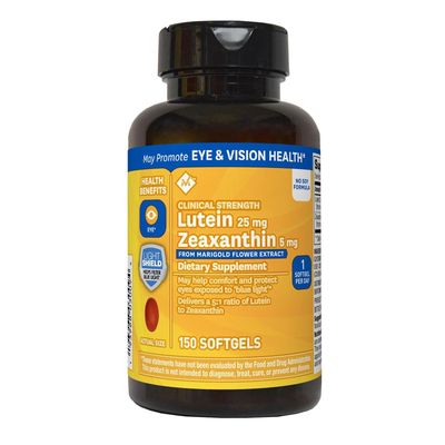 Members Mark Lutein 25mg Zeaxanthin 5mg (150 Count)