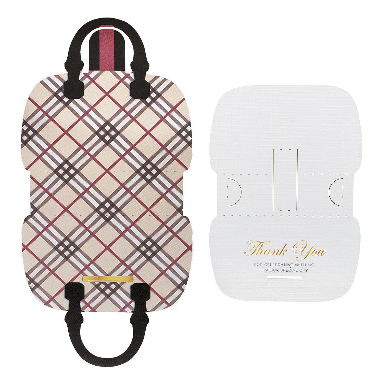 Summer-Ray 25 Sets Luxury Lip Balm Holder for Wedding Party Favors Thank You for Celebrating with Us on Our Special Day (For Wedding)