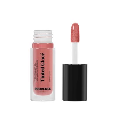 Provence Beauty Pink Rose Lip Oil - For Nourished Lips - Tinted Pink Rose Lip Oil With Hydrating Formula - Enhances Natural Color, Moisturizes And Soothes