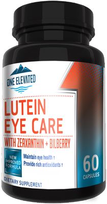 Newly Improved Super Strength Eye Care Formula - Highest Pharmaceutical Grade Lutein, Zeaxanthin, Bilberry - Greatest bioavailability - Rich Antioxidants - Works synergistically for Optimum Results