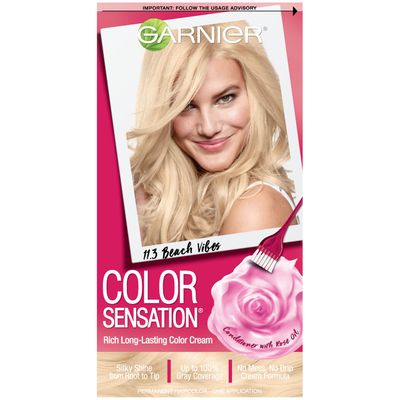 Garnier Hair Color Sensation Rich Long-Lasting Color Cream, 11.3 Extra Ligh