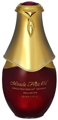 Miracle Fruit Seed Hair Oil - 50ml Treatment for All Types - Ultra Shiny, Strong Oil for Dry Hair and Growth - Prevents Breakage and Hair Loss
