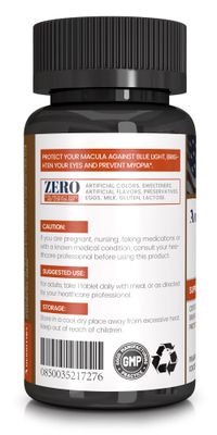 Amerrition Advanced Lutein Eye Health Supplement - Enhanced with Zeaxanthin, Supports Vision &amp; Eye Health - Non-GMO &amp; Gluten Free - Natural Eye Vitamin Tablets - 60ct
