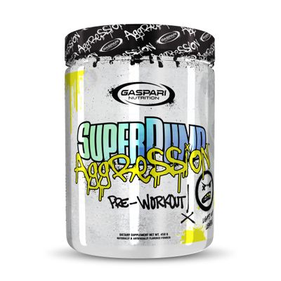 Gaspari Nutrition SuperPump Aggression Pre-Workout: Energy, Focus, Endurance, Recovery, Creatine and Caffeine (25 Servings, Lights Out Lemon)
