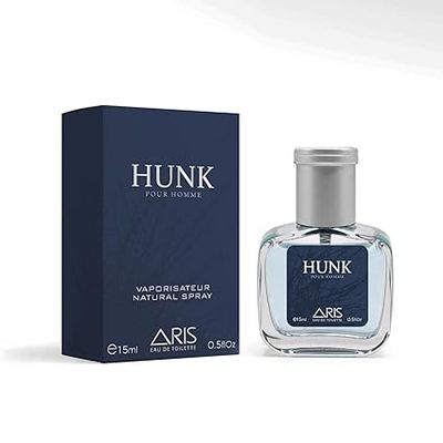 Pour Homme Eau de Parfum - Long-Lasting Fragrance – 15ml / 0.5 fl oz Compact Travel Size Perfume Spray (Hunk)