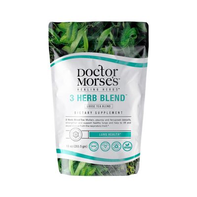 Doctor Morse&#39;s - Mullein Leaf Tea - 3 Herb Blend Tea - 86 Servings, 7oz