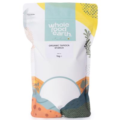 Wholefood Earth Organic Tapioca Starch - 1 kg GMO Free Certified Organic
