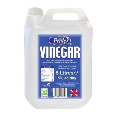 White Vinegar 5L Food Grade Baking, Pickling, Marinating UK Made (Pack of 1) 5 Litres