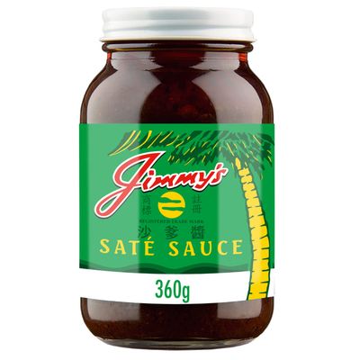 Jimmy's Saté Satay Sauce 360G Satay Sauce Peanut Sauce Bumbu Kacang Sambal Kacan Indonesian Sauce Thai Cooking Sauce Malaysian Cooking Sauce 360G