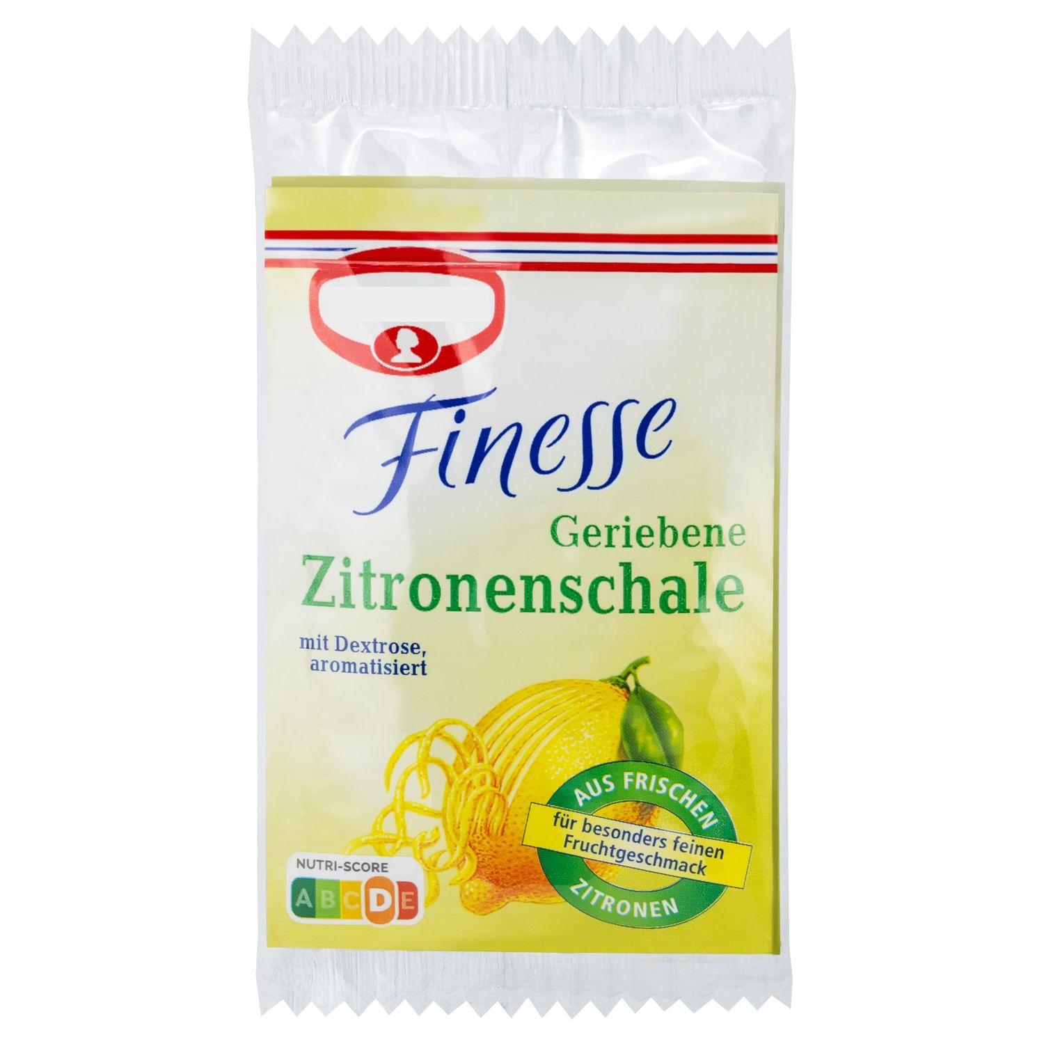 Finely Grated Lemon Peel Zest 3 x 6 g Sachets Citrus Zest for Cakes and Desserts Imported by DFB