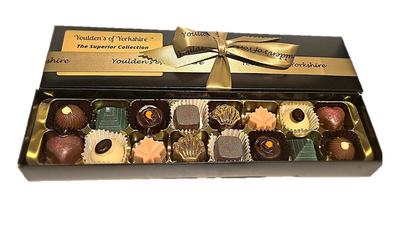 Youlden s of Yorkshire - Luxury Handmade Belgian Chocolate Gift Collection (16 Superior Collection)