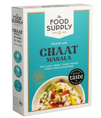 Chaat Masala 100g, Premium Artisan Spice Mixes, All Natural & No Artificial Colours, Great Taste Award Winner 2022 -The Food Supply (Chaat Masala)