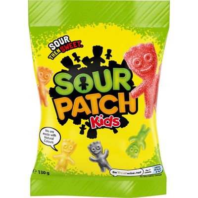 Sour Patch Kids Original, Soft &amp; Chewy Sour Then Sweet Candies, 130 g Bag (Pack of 1)